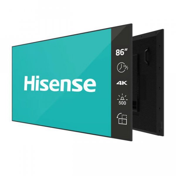 Hisense Monitor 86DM66D 86 cali 4K UHD IPS Digital Signage Display 24/7