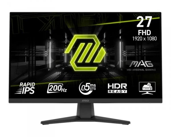 MSI Monitor 27 cali MAG 272F LED/FHD/Flat/200Hz/czarny