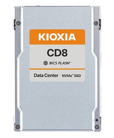 Kioxia Dysk SSD CD8-V 3200GB U.2 NVMe Gen.4 1x4 DWPD 3 3D TLC BiCS Flash Data Center NVMe non-SED SIE PLP