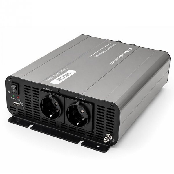 Qoltec Przetwornica napięcia MS Wave | 12V na 230V | 2000/4000W