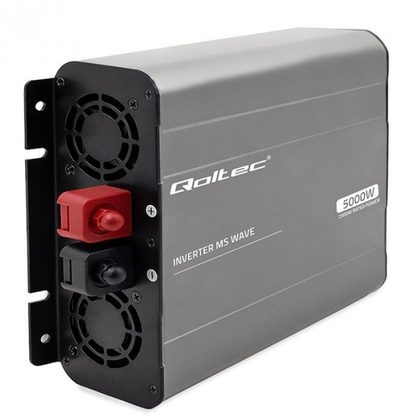 Qoltec Przetwornica napięcia MS Wave | 12V na 230V | 2500/5000W