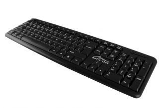 Media-Tech Klawiatura standardowa PS/2 MT122K, czarna