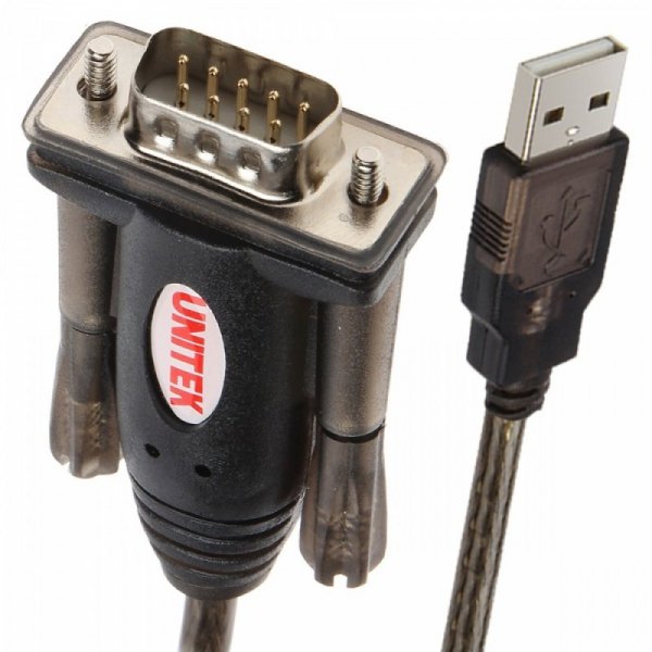 Unitek Adapter USB- 1xRS-232 + Adapter DB9F/DB25M;  Y-105A