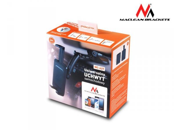 Maclean Uniwersalny uchwyt do tabletu nawigacji ABS MC-627  od 5&quot; do 11&quot; Super Strong