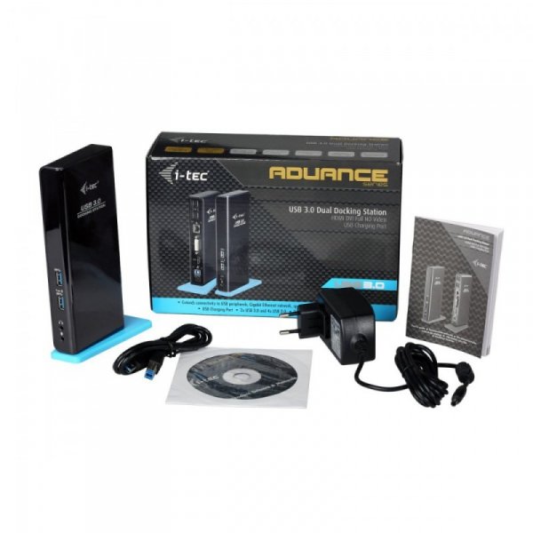 i-tec USB 3.0 Dual Stacja dokująca HDMI DVI Full HD+