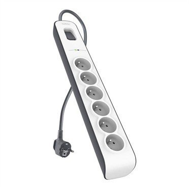 Belkin Listwa antyprzepięciowa 6 gniazd 650J 2m szary