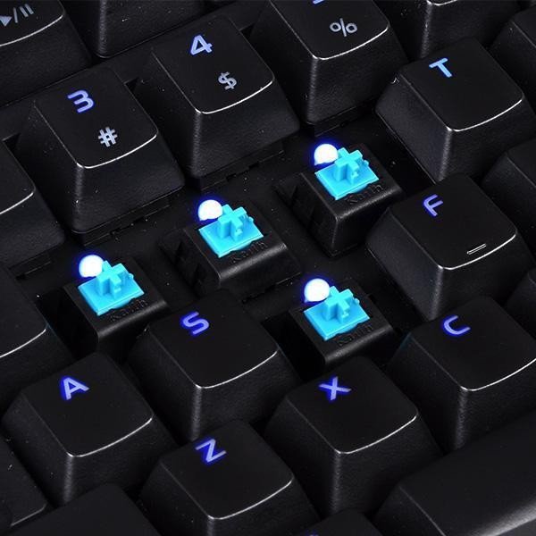 Thermaltake Tt eSPORTS Mechaniczna klawiatura dla graczy - Poseidon ZX Blue Switch
