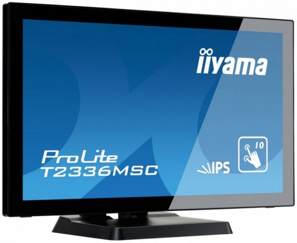 IIYAMA Monitor 23 T2336MSC-B2  IPS,10p P-Cap,HDMI,USB HUB,BezelFree