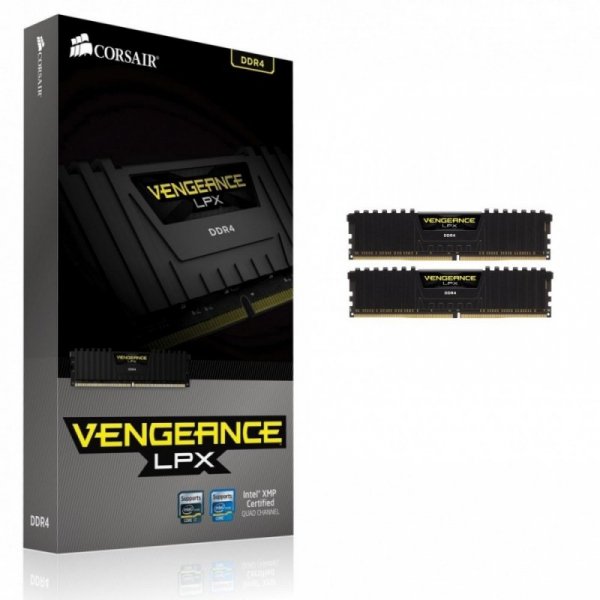 Corsair DDR4 Vengeance LPX 16GB/3200(2*8GB) CL16-18-18-36 BLACK 1,35V   XMP 2.0