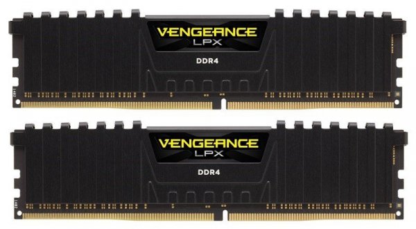 Corsair DDR4 Vengeance LPX 32GB/2666(2*16GB) CL16-18-18-35 BLACK 1,20V                                                          