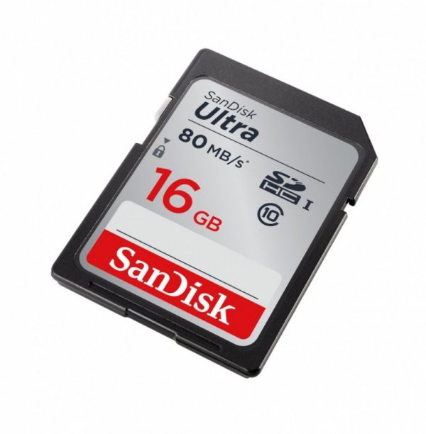 SanDisk Ultra SDHC 16GB 80MB/s UHS-I Class 10