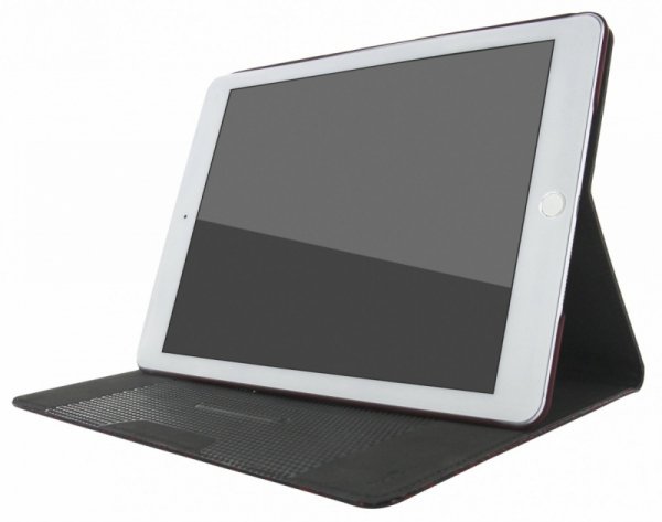 Holdit Etui z podstawką iPad Air 2 burgundowe/czarne