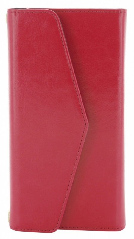 Holdit Etui kopertówka z przegródką iPhone 6/6S Plus czerwone/czarne