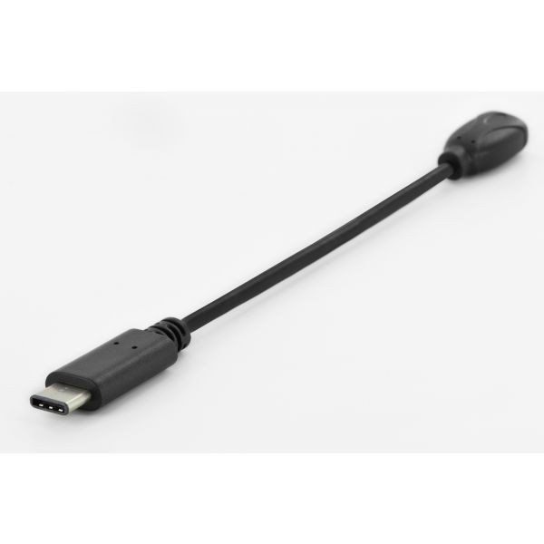 EDNET Kabel adapter USB 2.0 HighSpeed Typ USB C/microUSB B M/Ż czarny 0,15m