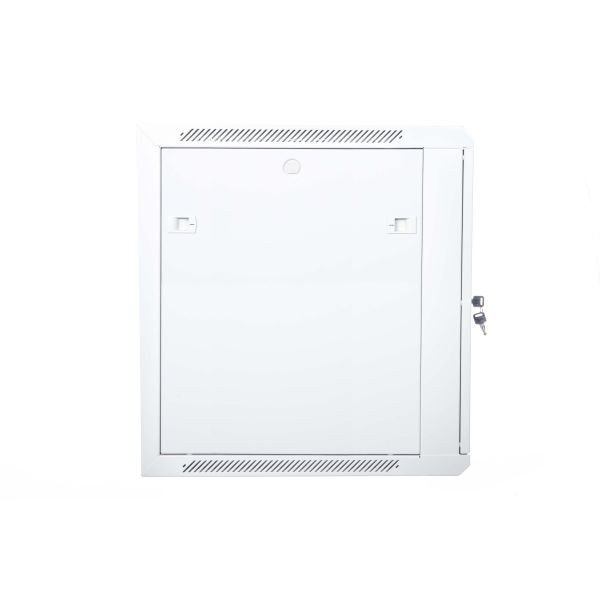 Digitus Szafa wisząca jednosekcyjna 19 12U 635/600/600mm, drzwi szklane, szara (RAL 7035), zmontowana