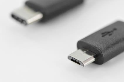 Digitus Kabel połączeniowy USB 2.0 HighSpeed Typ USB C/microUSB B M/M czarny 1,8m