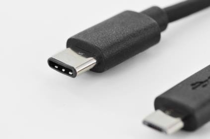 Digitus Kabel połączeniowy USB 2.0 HighSpeed Typ USB C/microUSB B M/M czarny 1,8m