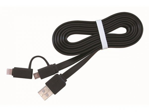 Gembird Kabel USB AM-&gt;Micro-BM/ Lightning Apple 1m
