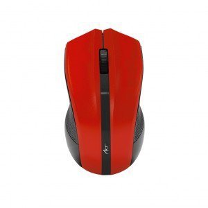 ART Mysz bezprzewodowo-optyczna USB AM-97D czerwona