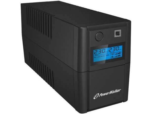 PowerWalker UPS LINE-INTERACTIVE 650VA, 4x IEC, RJ11 IN/OUT,    USB, LCD