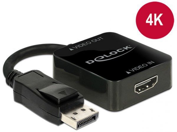 Delock Adapter Displayport 1.2 (M) -&gt; HDMI(F) 4K