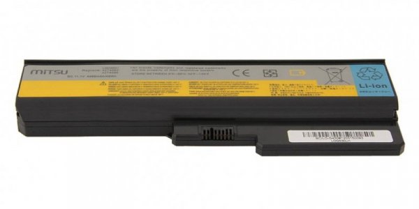 Mitsu Bateria do Lenovo IdeaPad G450, G530, G550 4400 mAh (48 Wh) 10.8 - 11.1 Volt