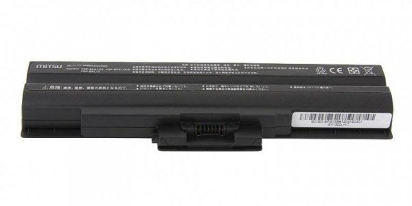 Mitsu Bateria do Sony BPS13 (czarna) 4400 mAh (49 Wh) 10.8 - 11.1 Volt