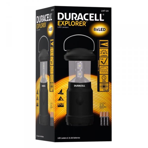 Duracell Latarka LED EXPLORER LNT-20, system handfree
