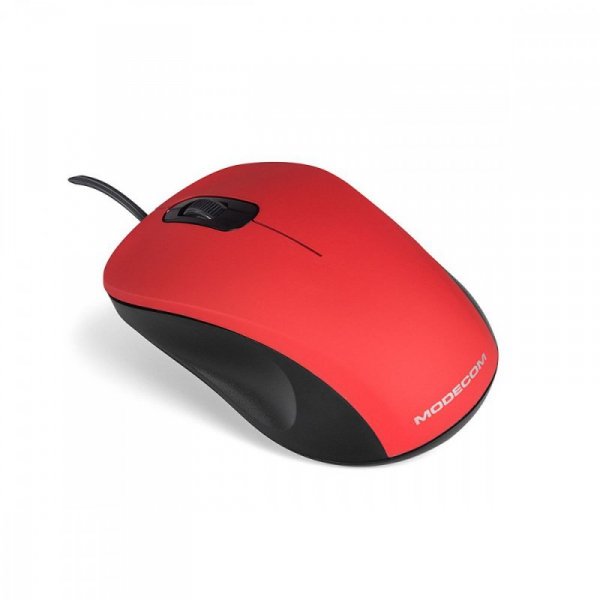 MODECOM M10 CZERWONA PRZEWODOWA MYSZ OPTYCZNA