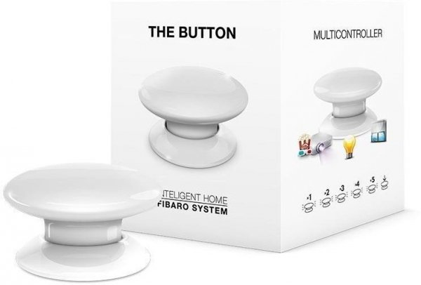 Fibaro Kontroler-przycisk The button FGPB-101-1 ZW5, biały