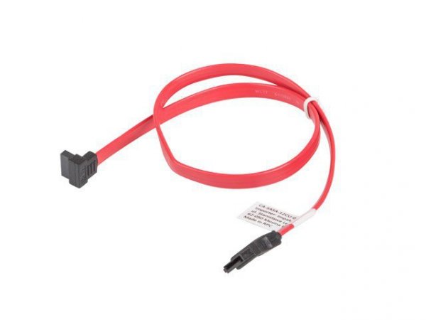 Lanberg Kabel SATA DATA III 0.5M kątowy