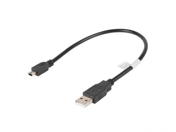 Lanberg Kabel USB 2.0 mini AM-BM5P 0.3M czarny (CANON)