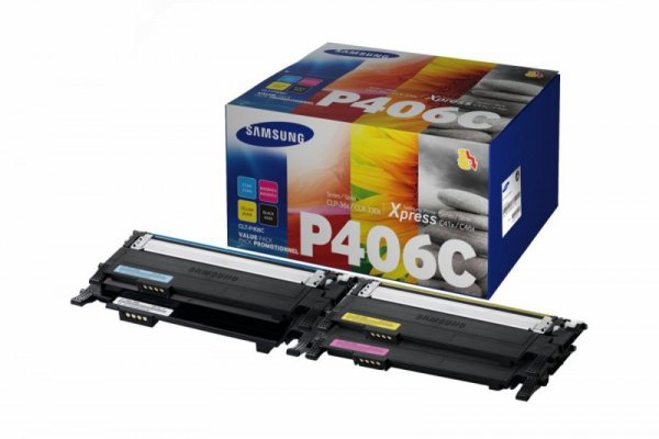HP Inc. Samsung CLT-P406C 4-pk CYMK Toner