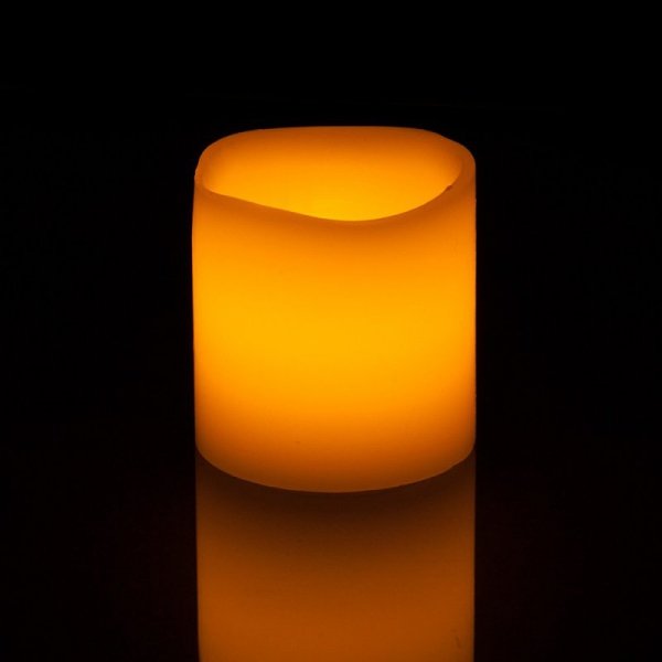 Retlux Lampka LED z naturalnego wosku RLC 12, świeczka 50x50mm