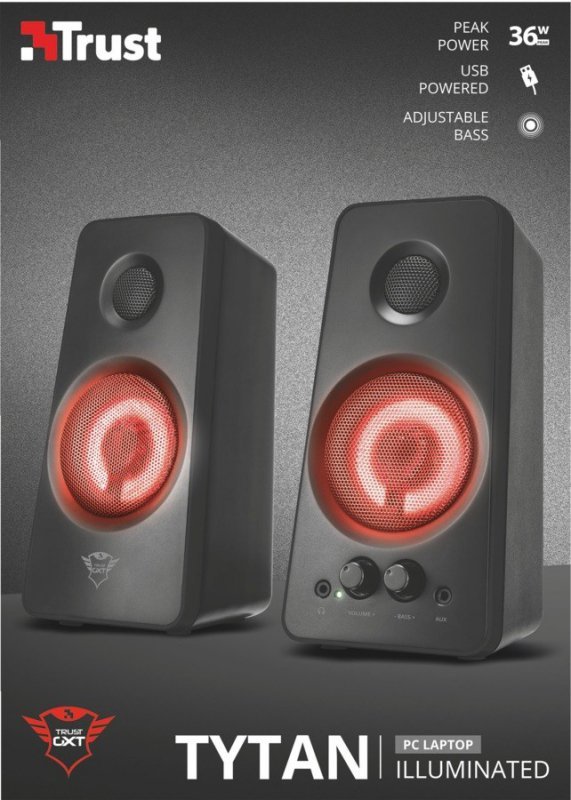 Trust GXT 608 Tytan Illuminated 2.0 Zestaw głośników