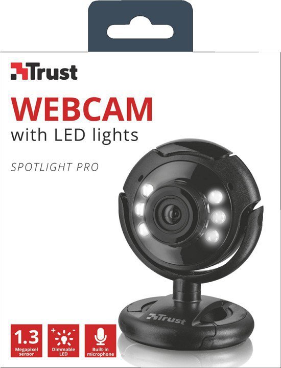 Trust Kamera internetowa z oświetleniem LED SpotLight Pro