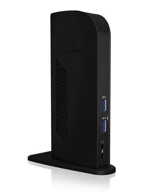 IcyBox Stacja dokująca IB-DK2242AC USB,2xDP,LAN,AUDIO,USB-B