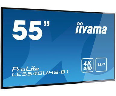 IIYAMA Monitor 55 LE5540UHS-B1 4K, 18/7, AMVA3, LAN, HDMI