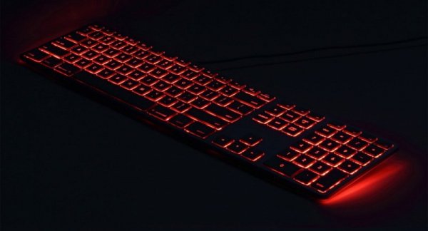 Matias Klawiatura aluminiowa Mac podświetlana RGB srebrna