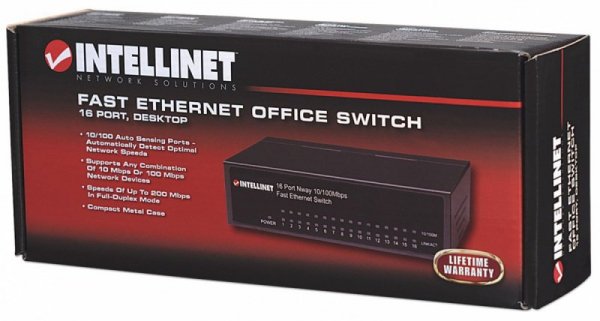 Intellinet Przełącznik Fast Ethernet Switch 16x
