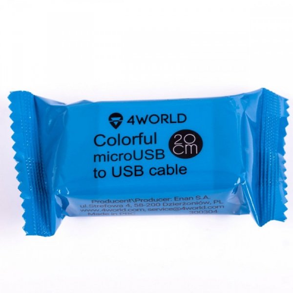 4world Candy Cable, kabel do przesyłu danych, Lightning