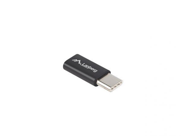 Lanberg Adapter USB CM - micro USB BF 2.0 czarny
