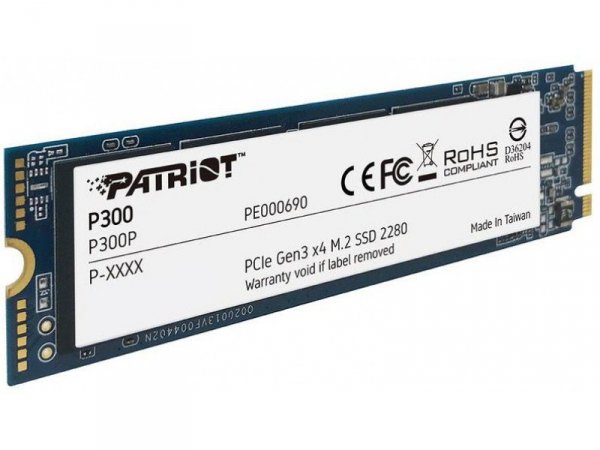 Patriot Dysk SSD P300 512GB M.2 PCIe Gen 3 x4 1700/1200