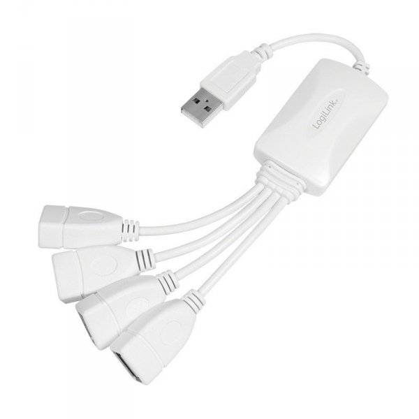 LogiLink Hub 4xUSB 2.0 Biały