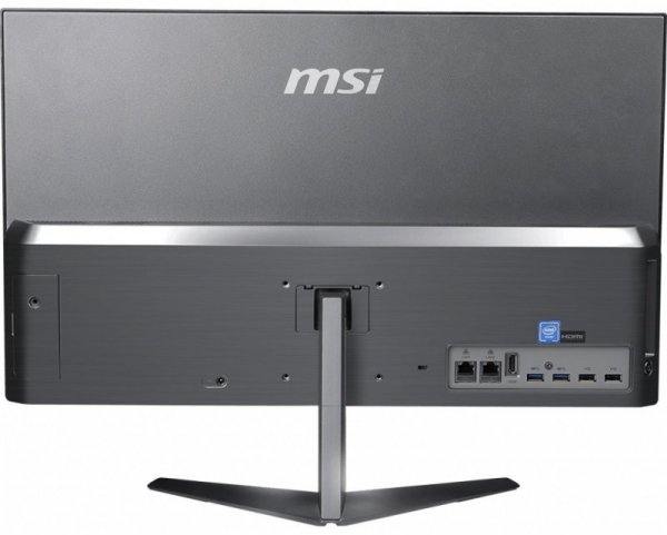 MSI Komputer All in One PRO 24X 10M-044EU WIN10PR0/Pentium 6405U/4GB/64SSD/UMA/WiFi/USB/HDMI/RJ45/Głośniki/Silver/23.8