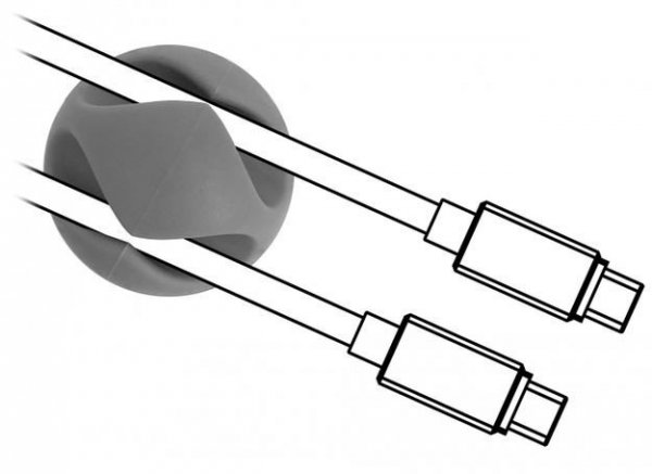 Delock Organizer kabli uchwyt 6 sztuk multikolor 18295