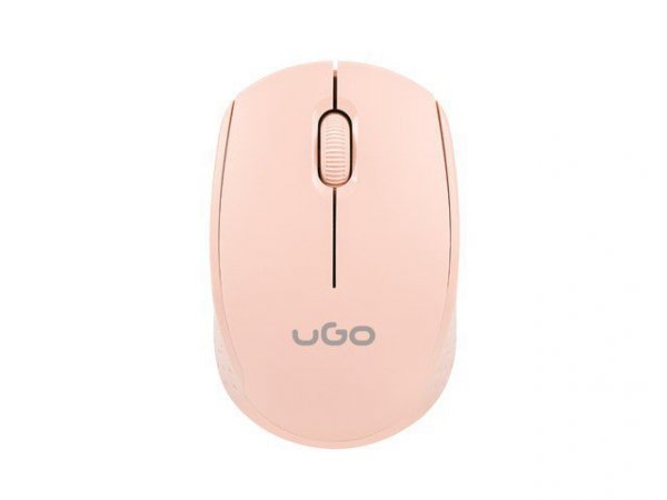 UGo Mysz bezprzewodowa Pico MW100 1600DPI Różowa