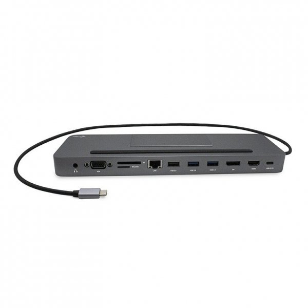 i-tec Zestaw Stacja dokująca USB-C Metal Ergonomic 4K 3x Display Power Delivery 85W + Zasilacz Uniwersalny 112 W