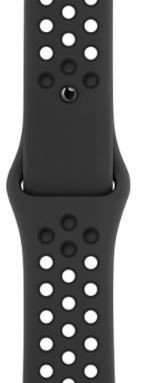 Apple Zegarek Nike SE GPS, 44mm koperta z aluminium w kolorze gwiezdnej szarości z paskiem sportowym antracyt/czarny Nike - Regu