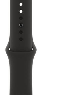 Apple Zegarek Series 6 GPS + Cellular, 40mm koperta z aluminium w kolorze gwiezdnej szarości z czarnym paskiem sportowym - Regul